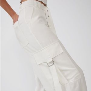 Zara Satin cargo pants